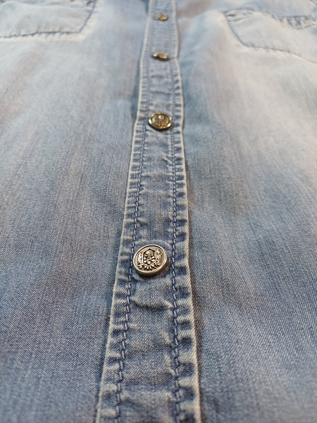Chemise The Kooples en denim bleu - Taille S