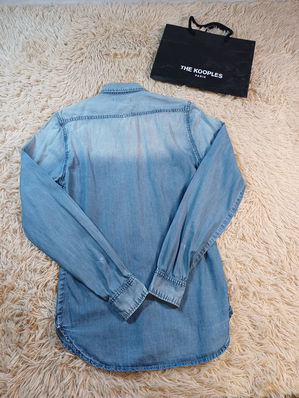 Chemise The Kooples en denim bleu - Taille S