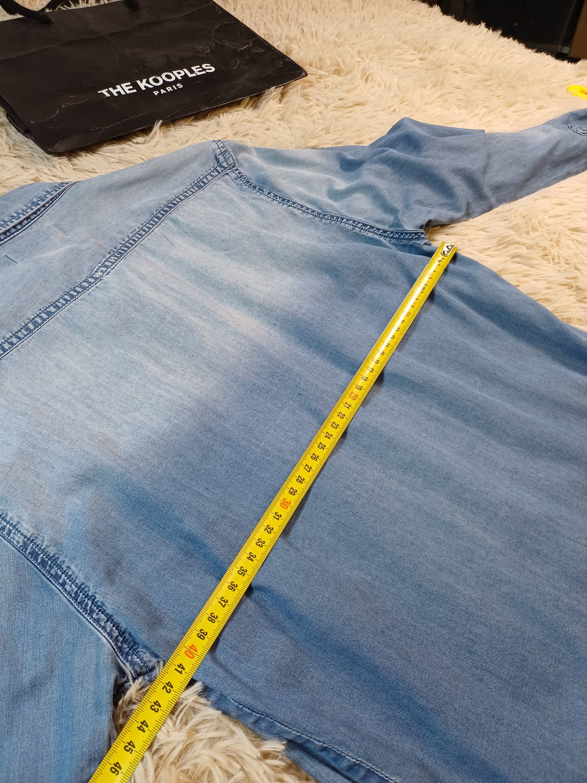 Chemise The Kooples en denim bleu - Taille S