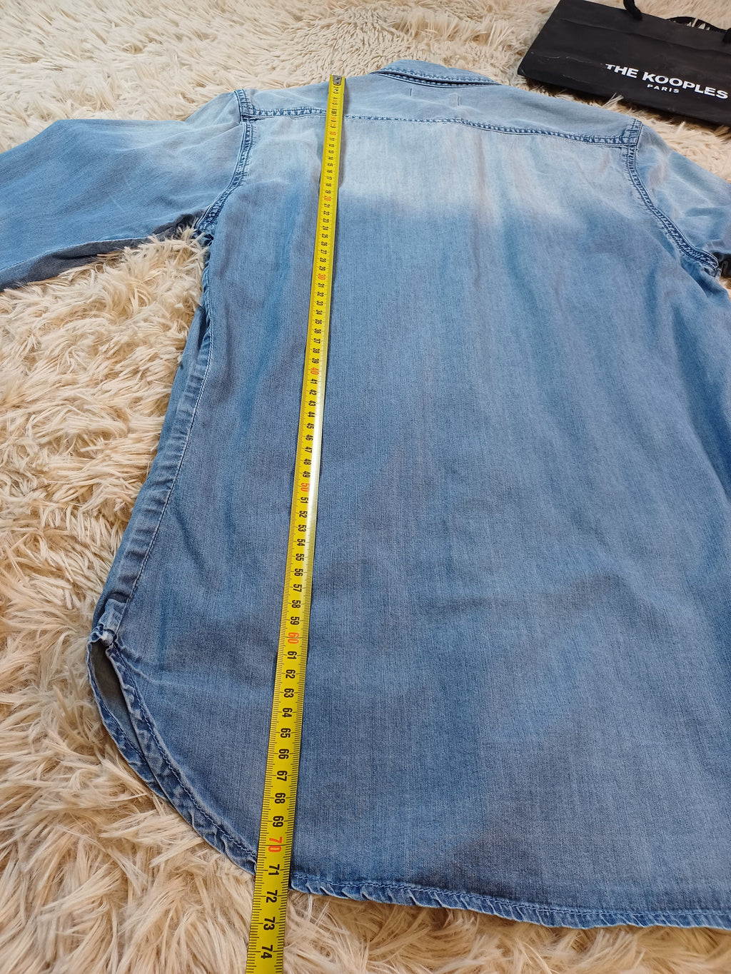 Chemise The Kooples en denim bleu - Taille S