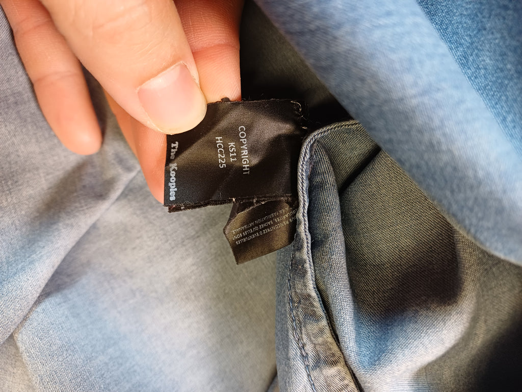 Chemise The Kooples en denim bleu - Taille S