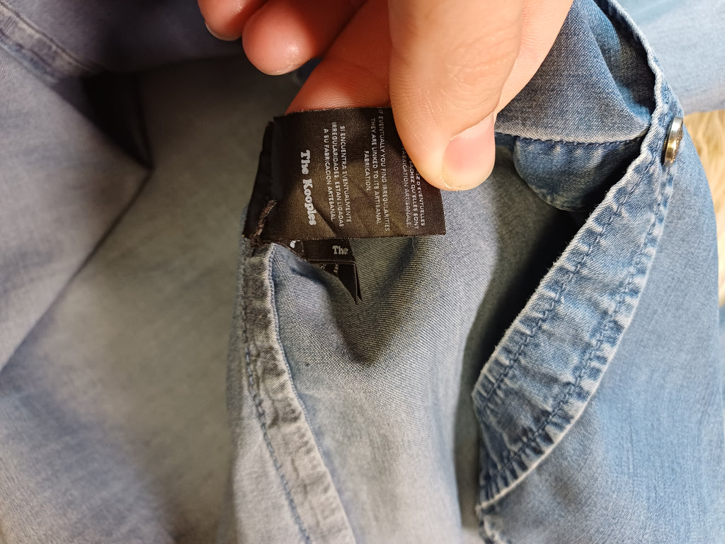 Chemise The Kooples en denim bleu - Taille S