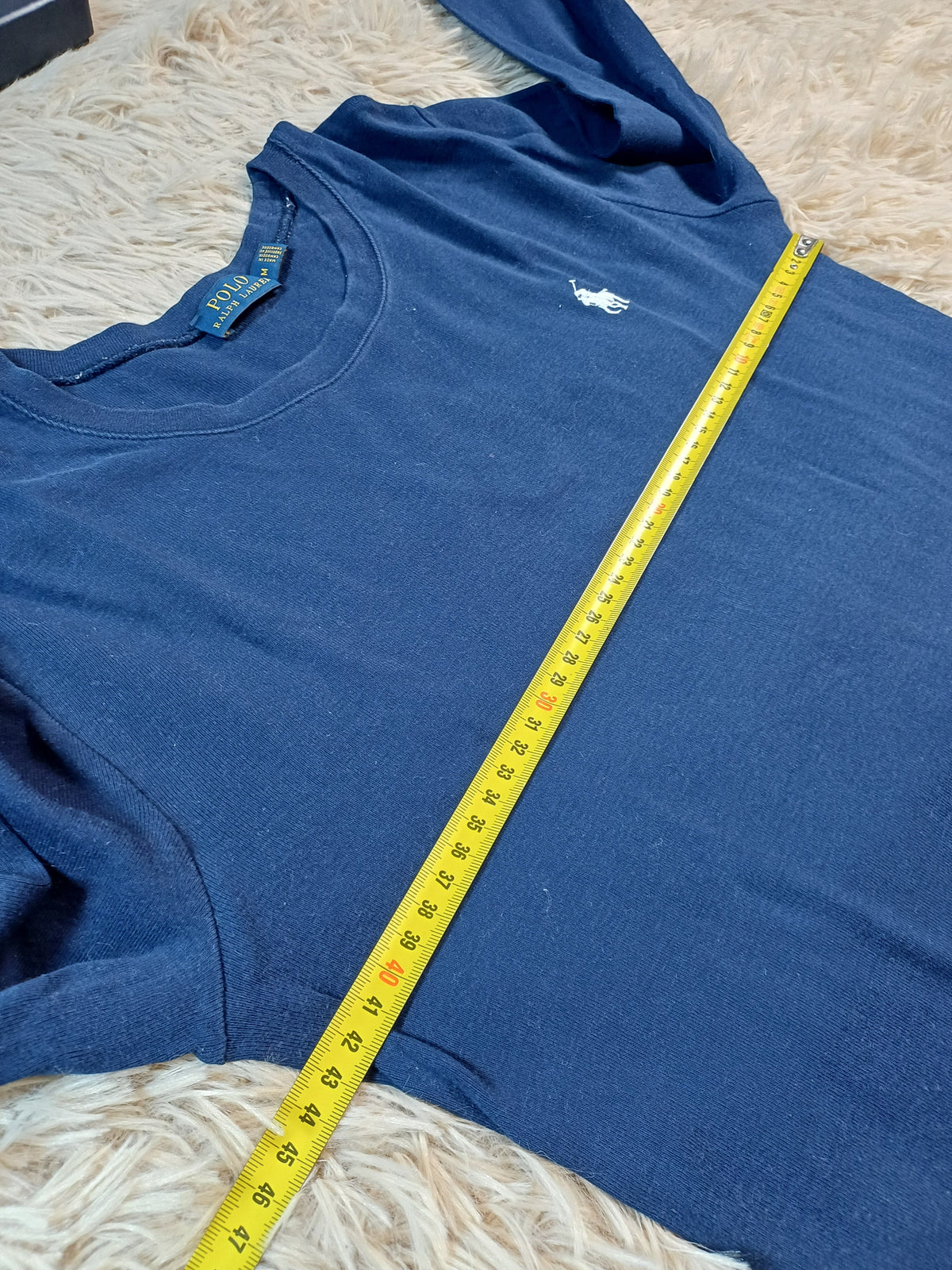 Polo Ralph Lauren T-shirt manches longues bleu marine – Taille M Polo Ralph Lauren