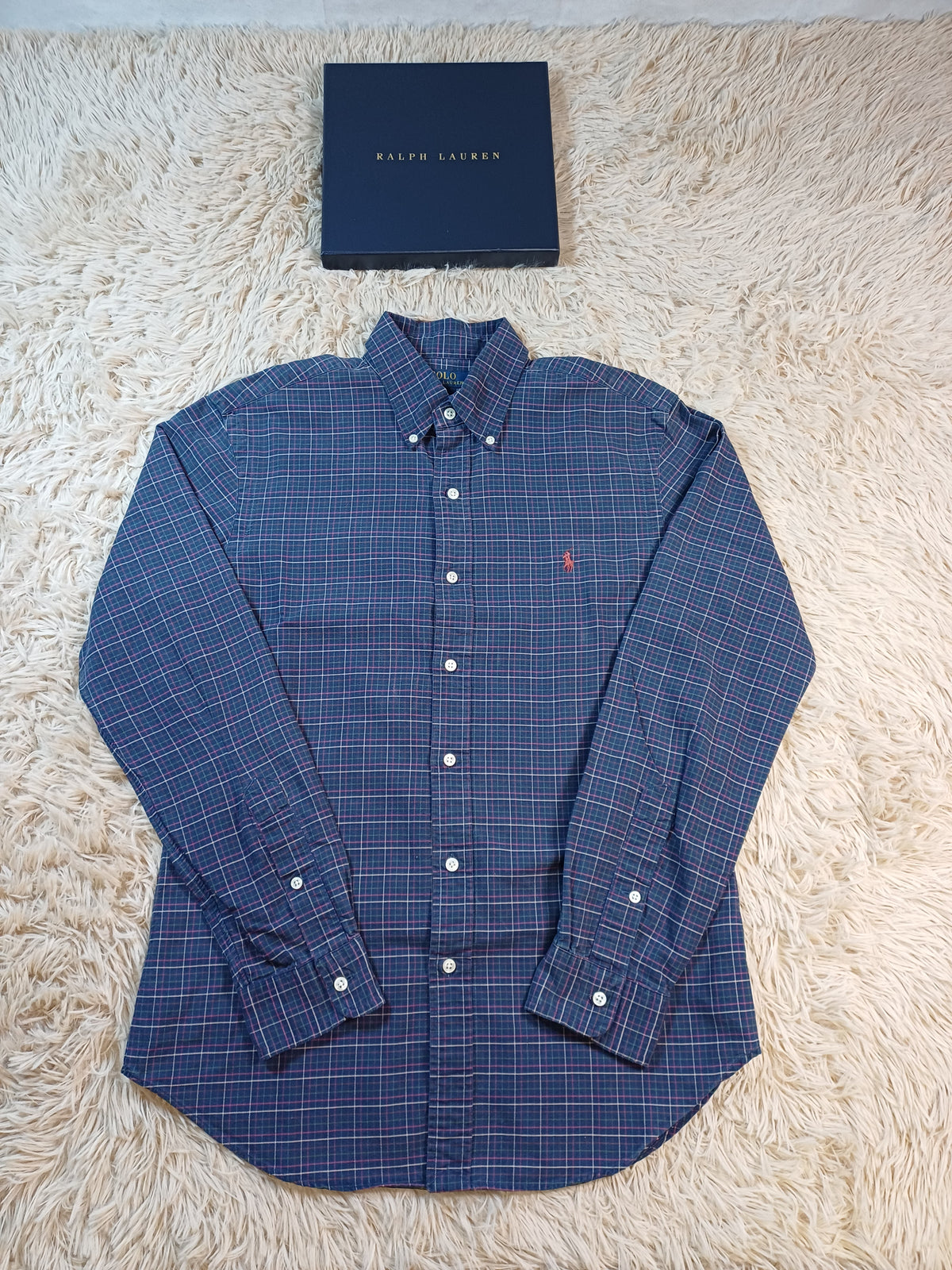 Chemise Polo Ralph Lauren à carreaux – Taille M
