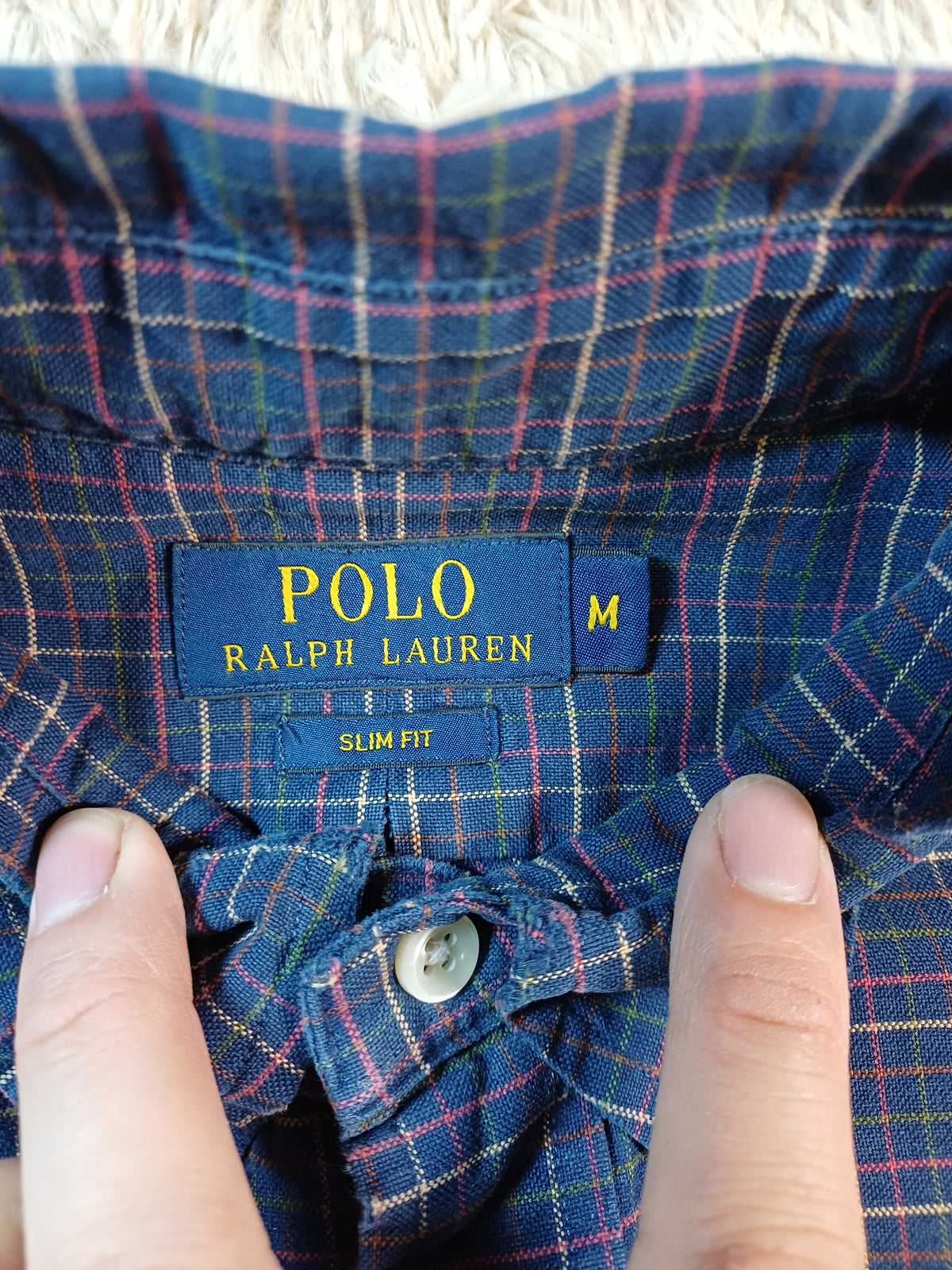 Chemise Polo Ralph Lauren à carreaux – Taille M