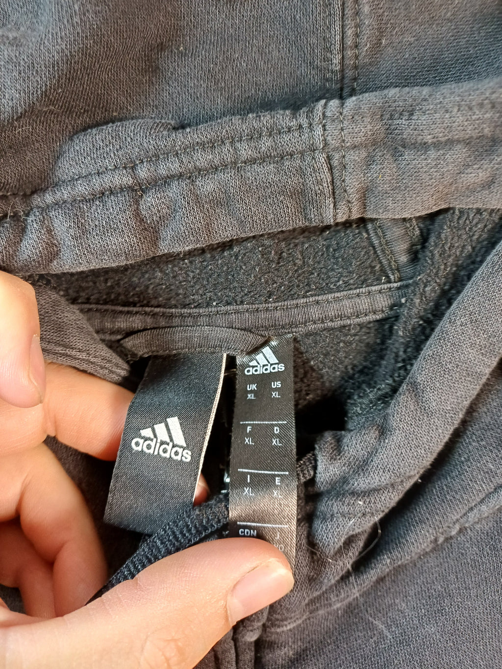 adidas Veste zippée noire – Taille XL adidas