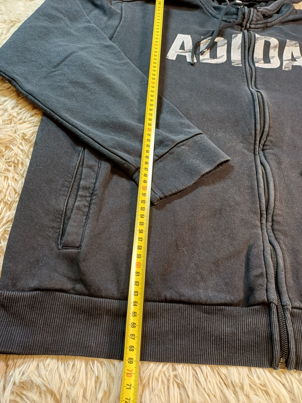 adidas Veste zippée noire – Taille XL adidas