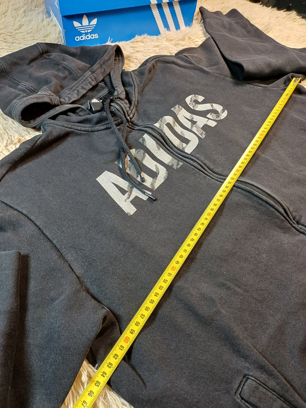 adidas Veste zippée noire – Taille XL adidas