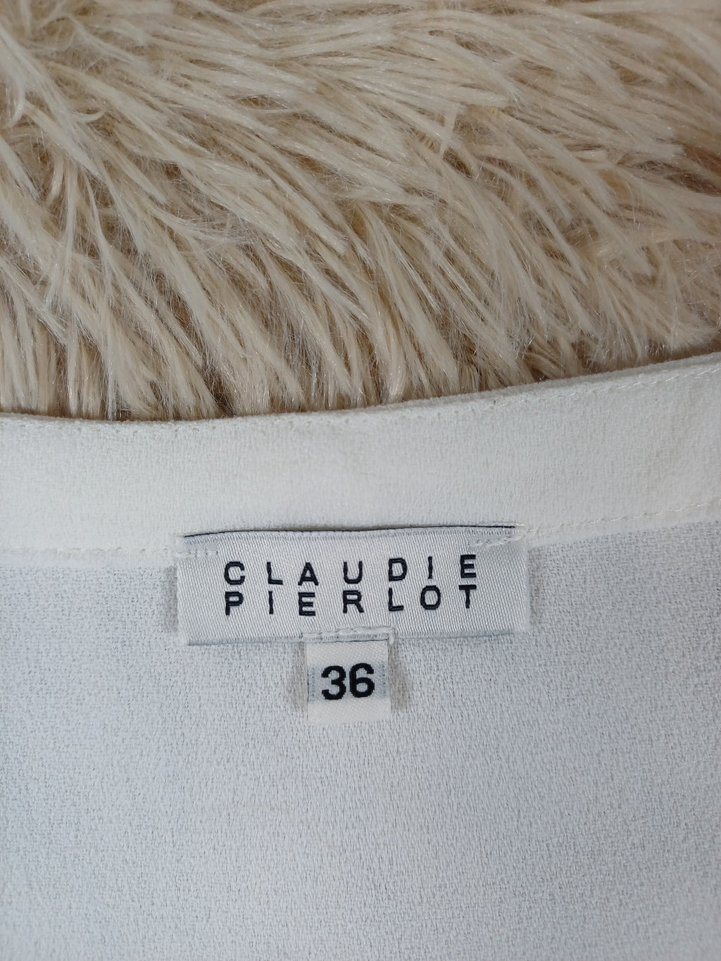 Robe Claudie Pierlot blanche – Taille 36