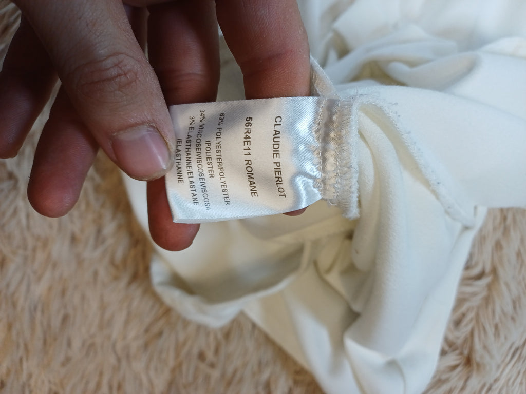 Robe Claudie Pierlot blanche – Taille 36