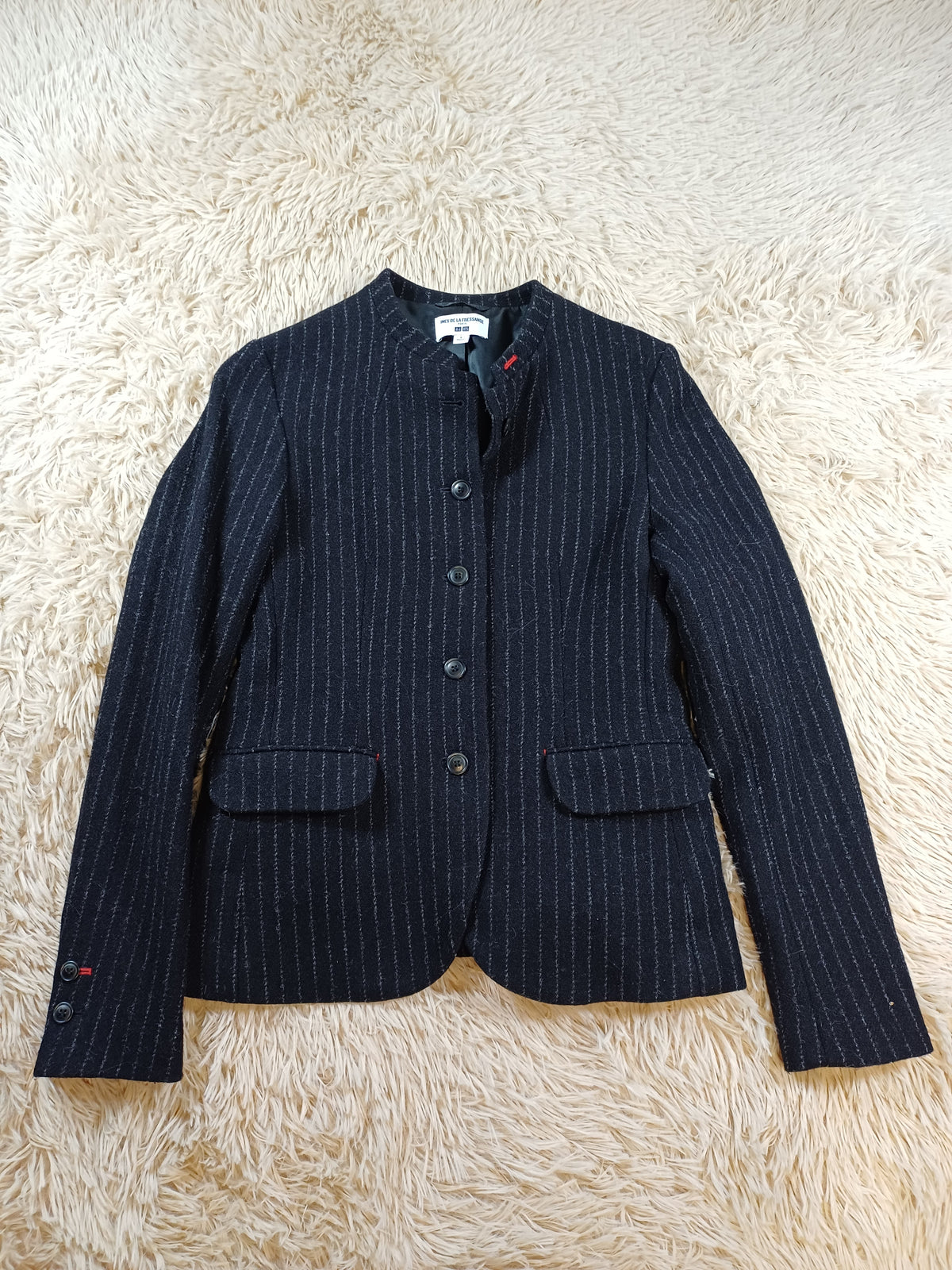 Blazer en laine Inès de la Fressange x Uniqlo noir – Taille S