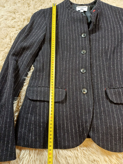 Blazer en laine Inès de la Fressange x Uniqlo noir – Taille S