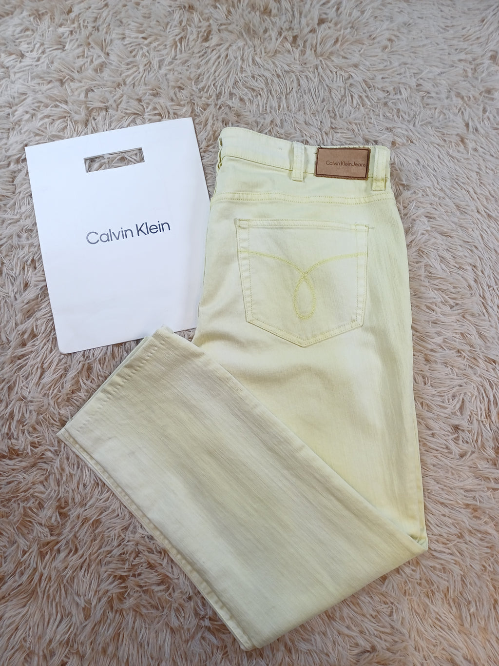 Jean Calvin Klein jaune – Taille 40