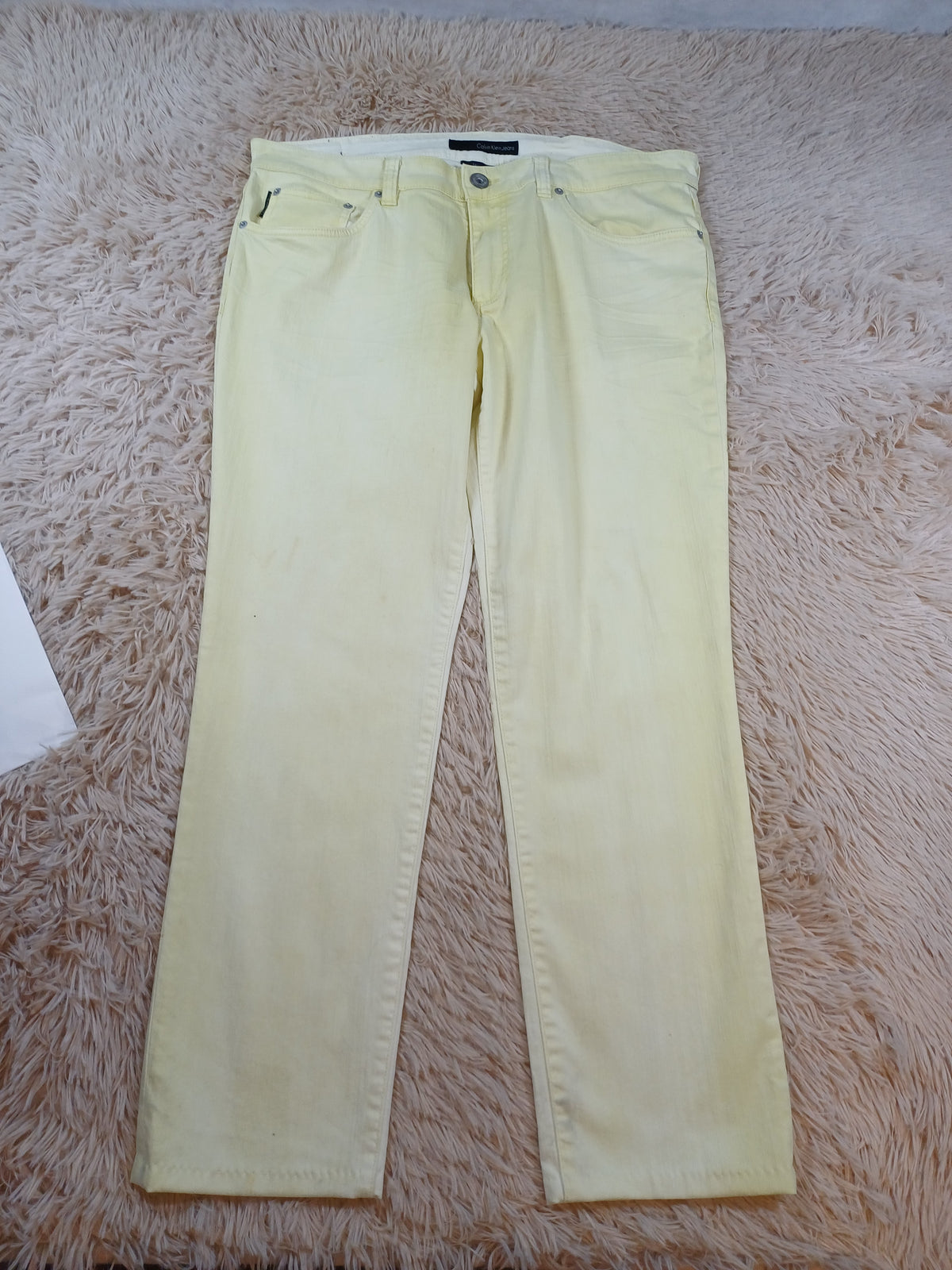 Jean Calvin Klein jaune – Taille 40