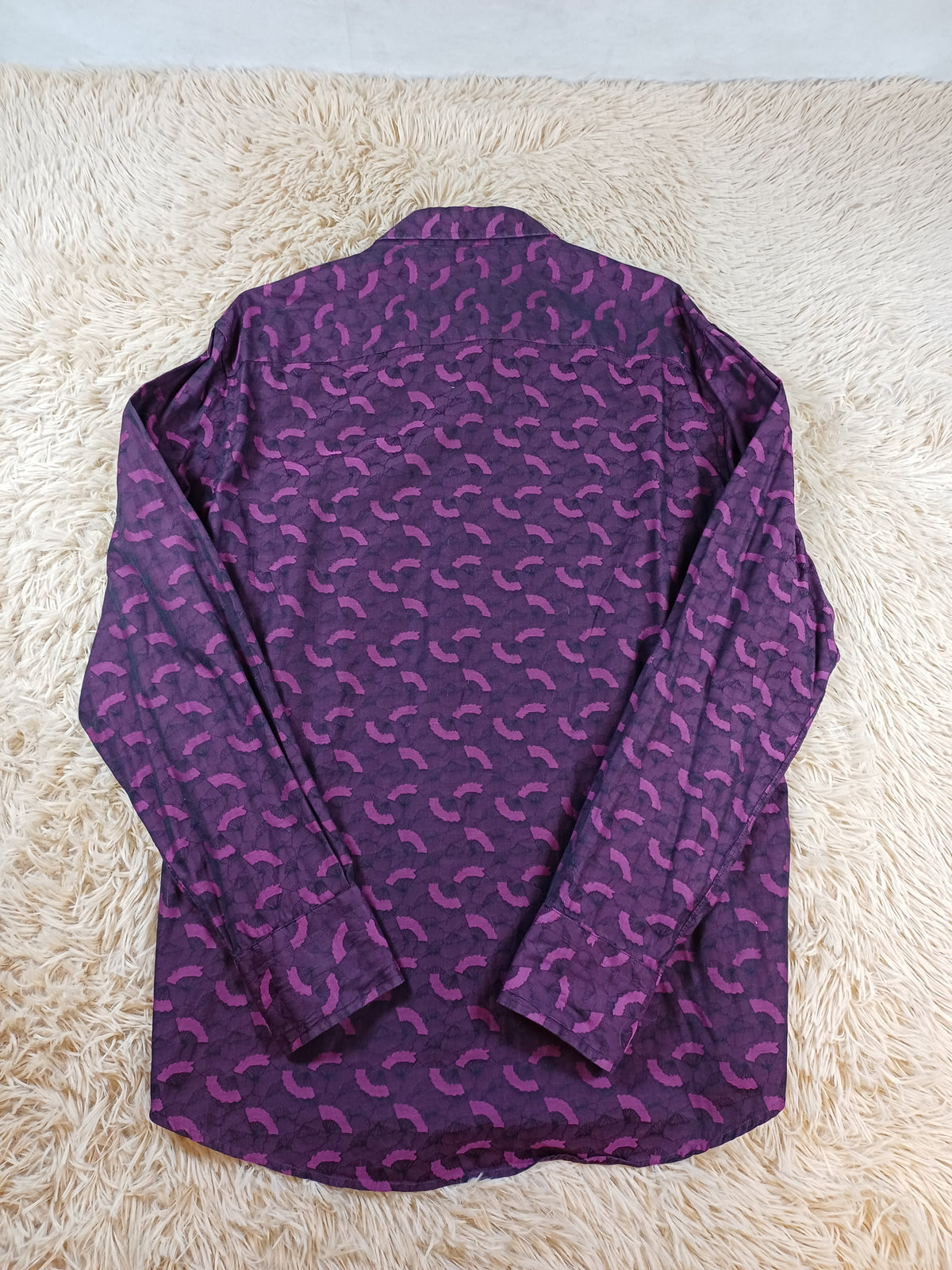 Chemise KENZO homme violette à motif - Taille 42