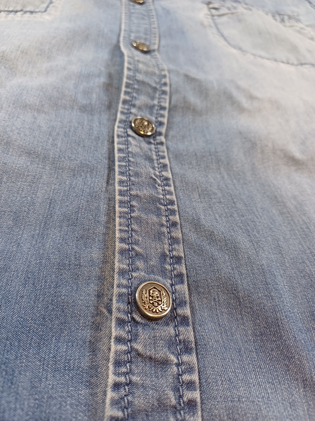 Chemise The Kooples en denim bleu - Taille S