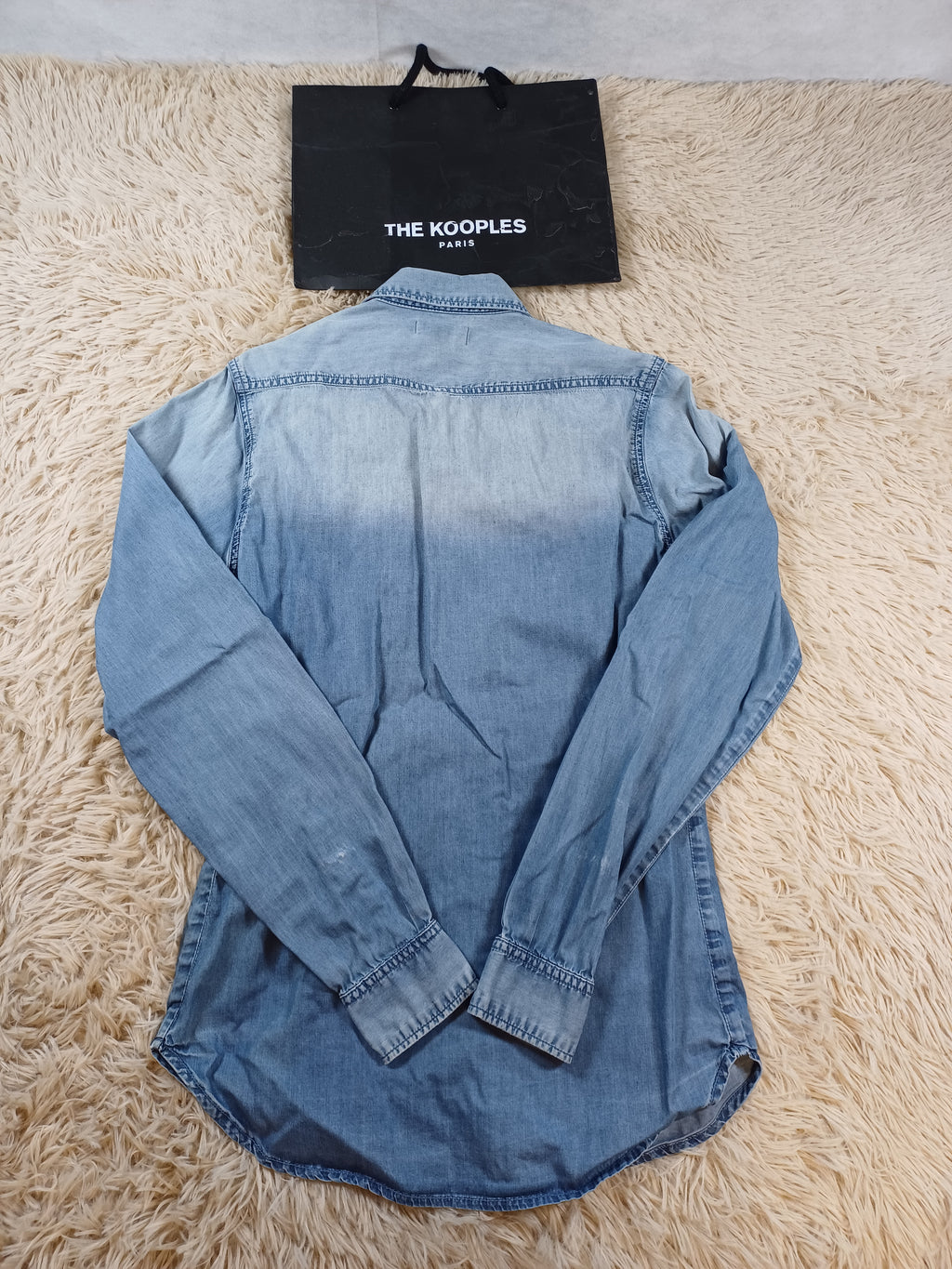 Chemise The Kooples en denim bleu - Taille S