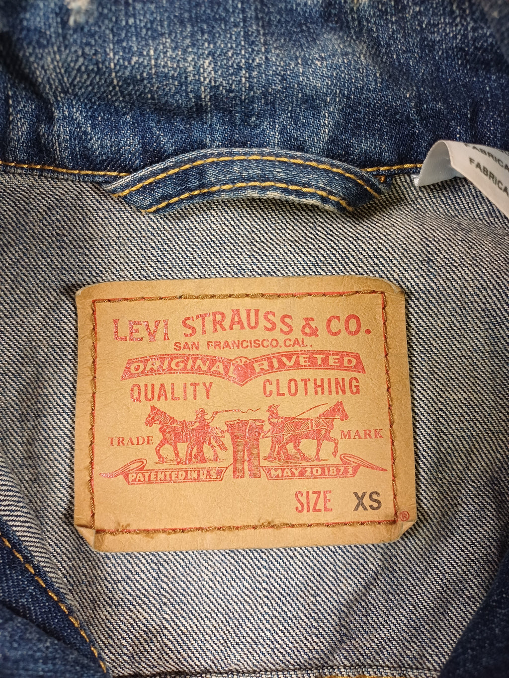 Levi's Veste Trucker en jean bleu – Taille XS Levi's