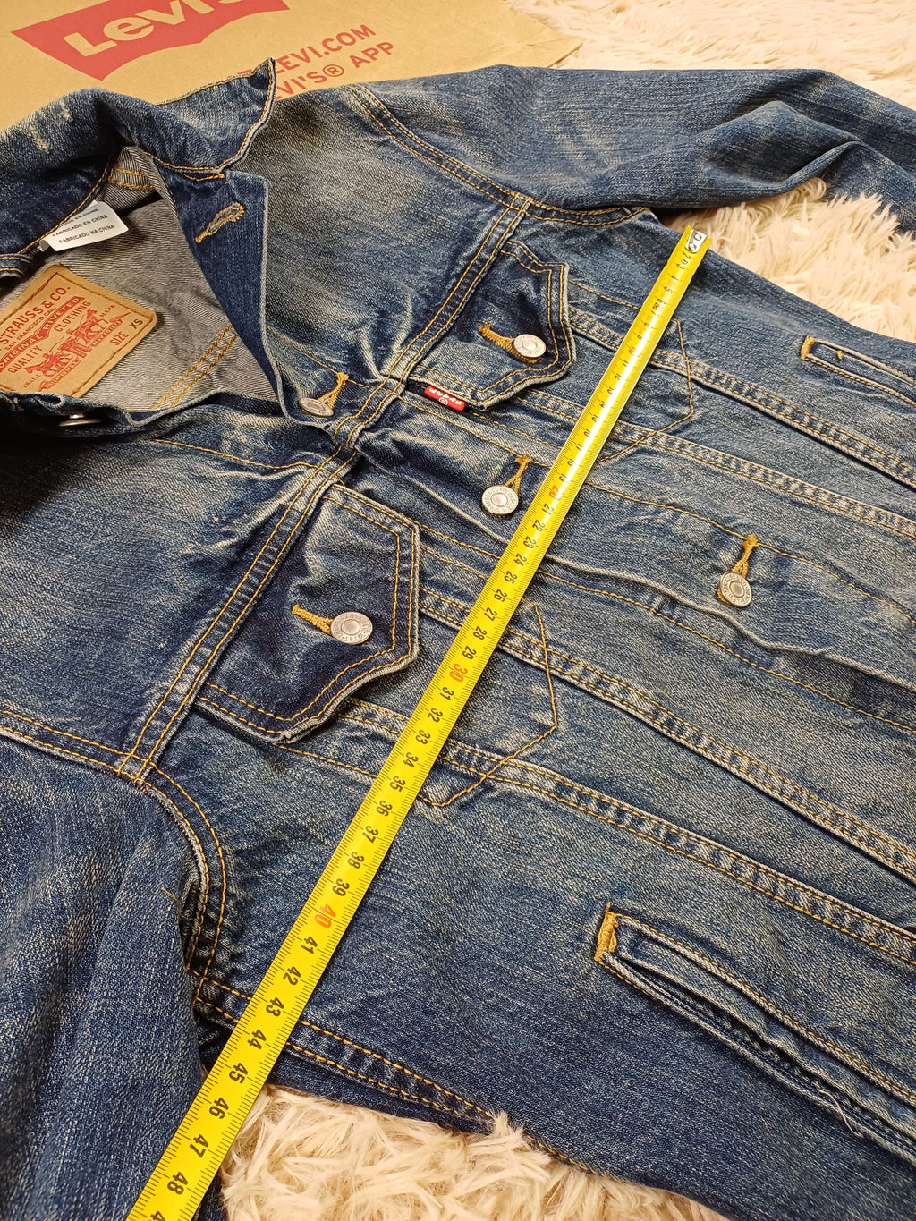 Levi's Veste Trucker en jean bleu – Taille XS Levi's