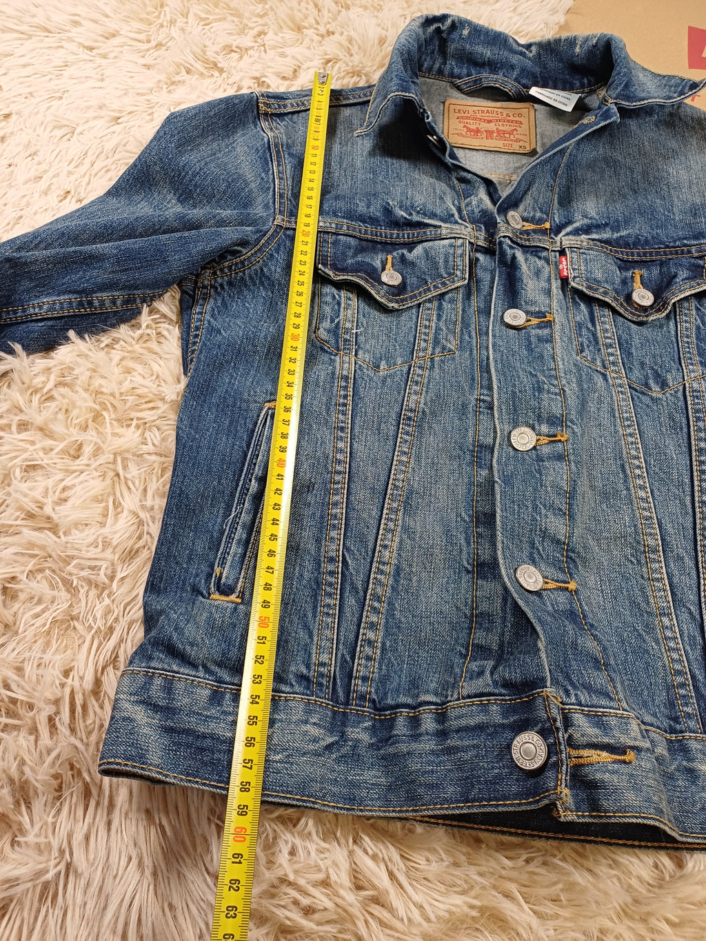 Levi's Veste Trucker en jean bleu – Taille XS Levi's