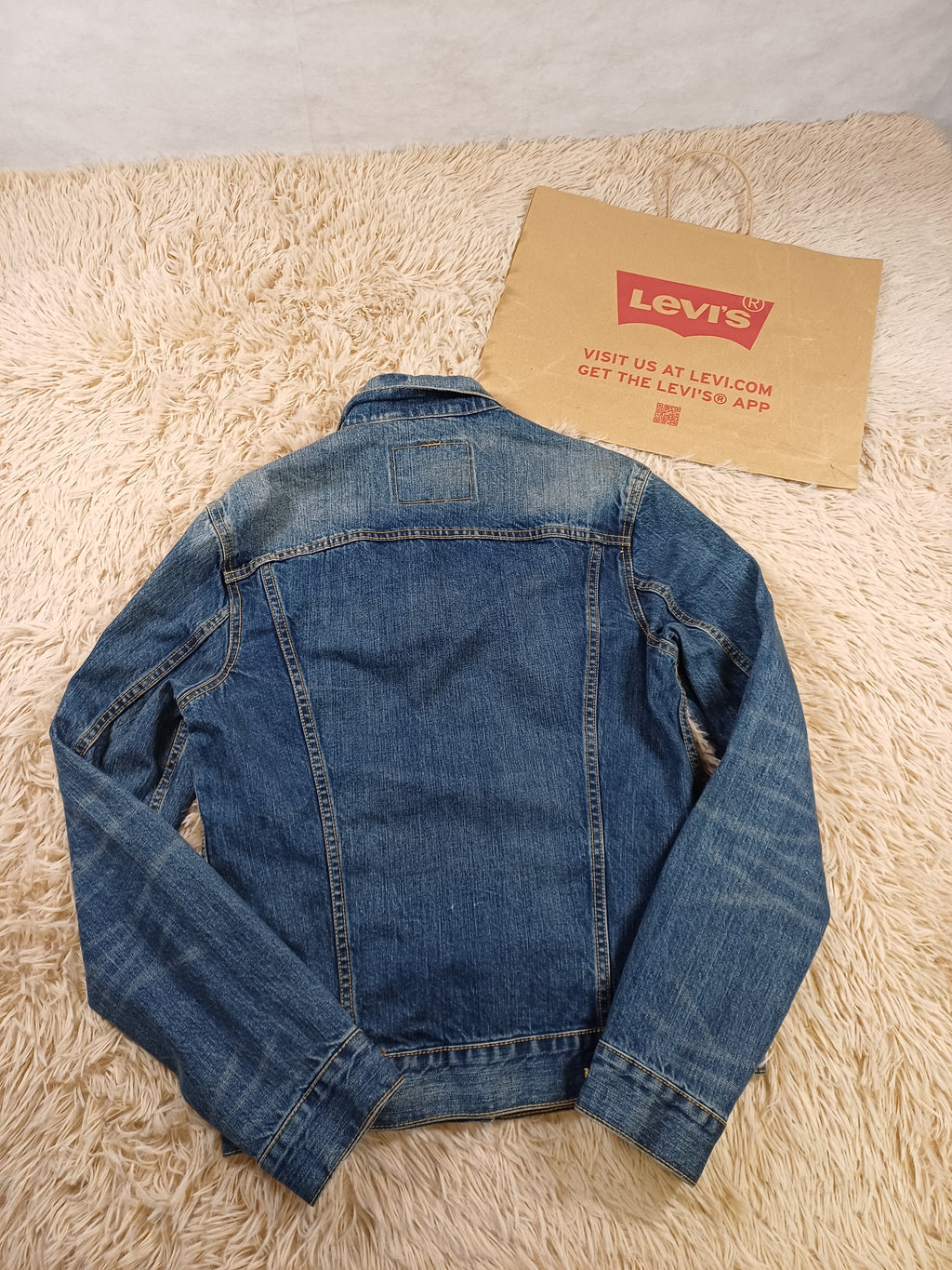 Levi's Veste Trucker en jean bleu – Taille XS Levi's