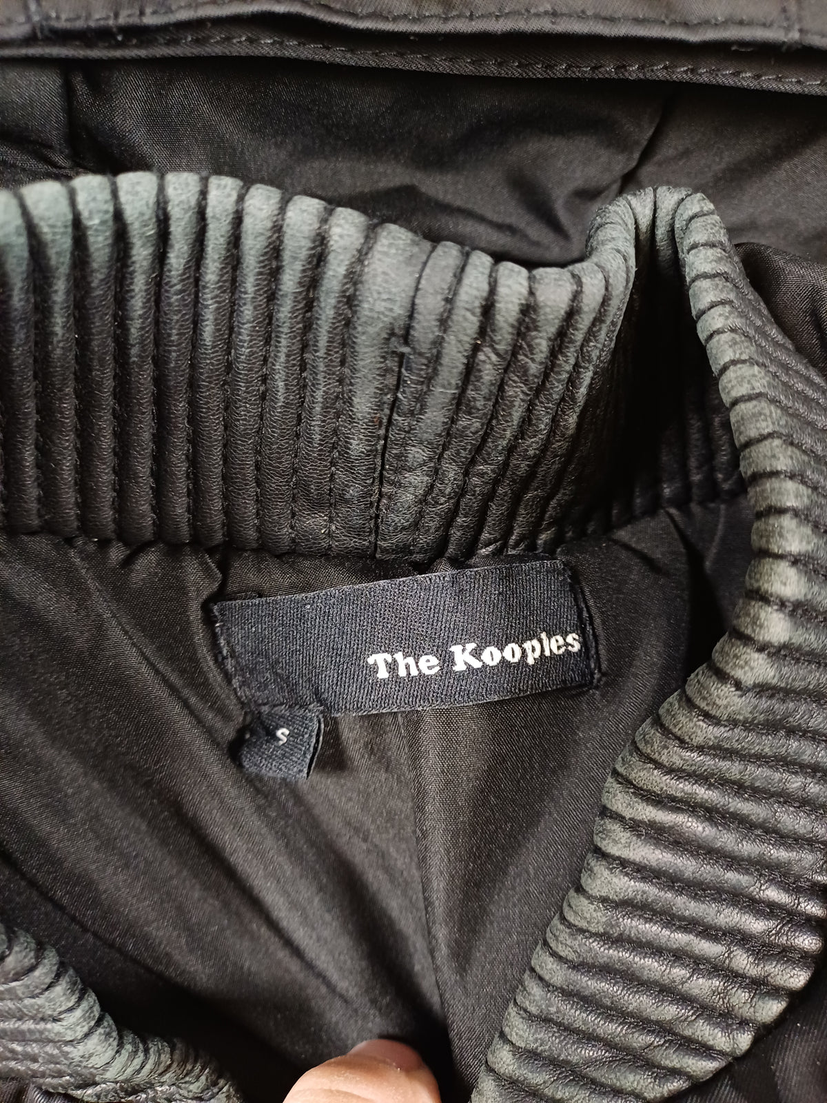 Manteau The Kooples noir à capuche – Taille S