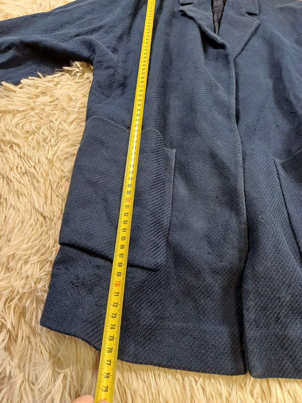 Massimo Dutti Cardigan en tricot bleu marine Massimo Dutti