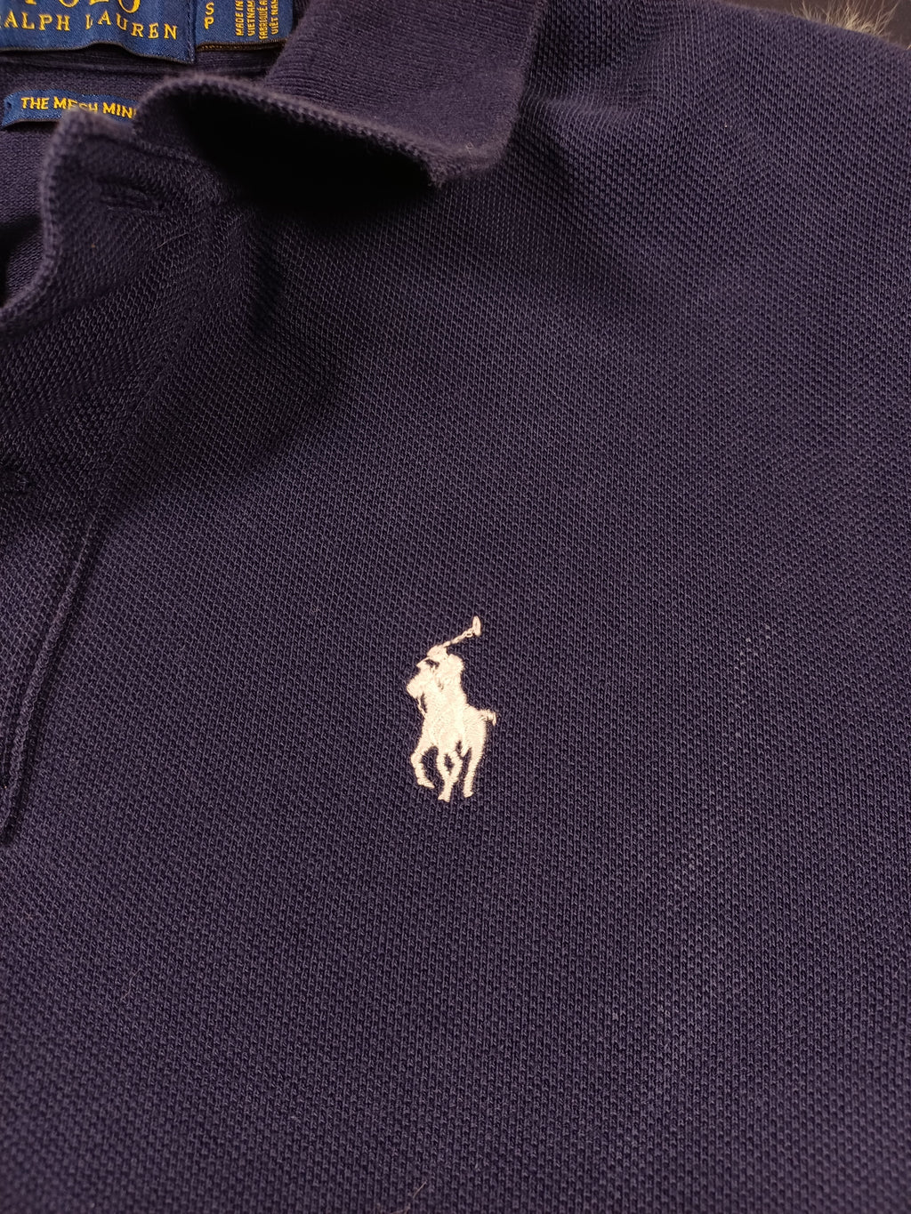 Polo Ralph Lauren Robe polo bleu marine – Taille S Polo Ralph Lauren