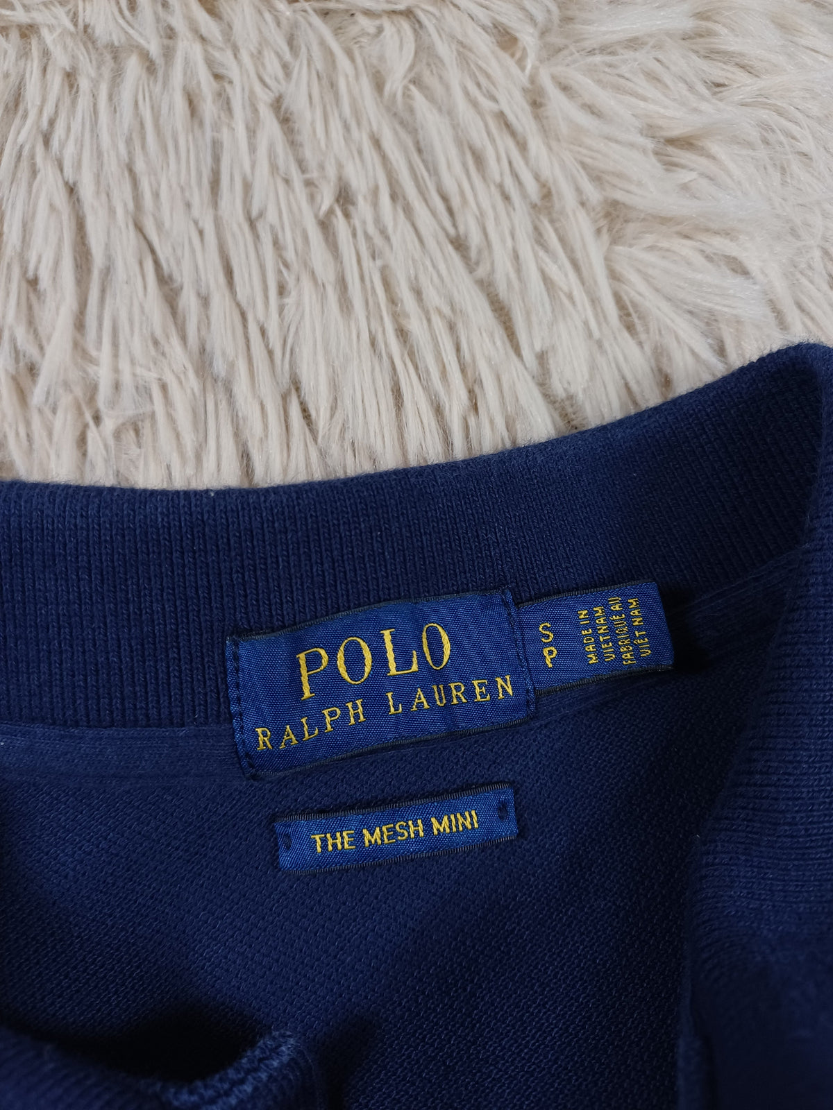 Polo Ralph Lauren Robe polo bleu marine – Taille S Polo Ralph Lauren