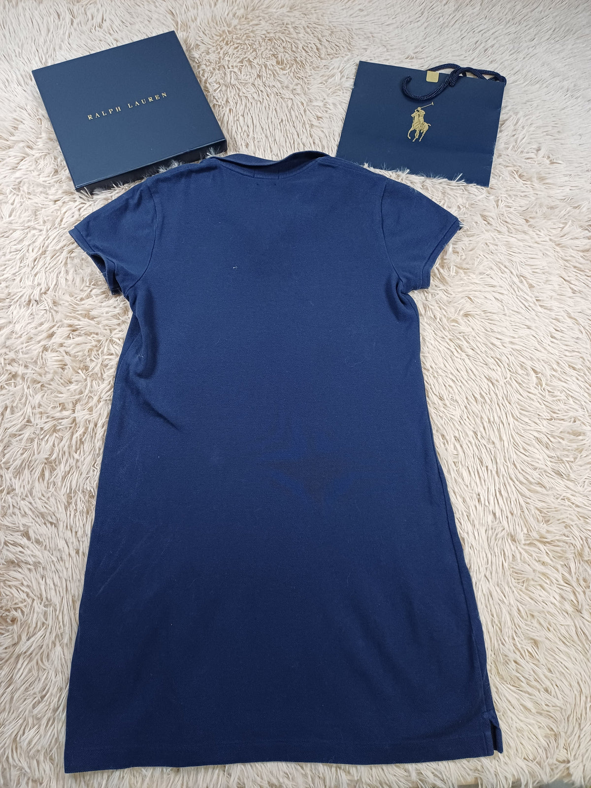 Polo Ralph Lauren Robe polo bleu marine – Taille S Polo Ralph Lauren