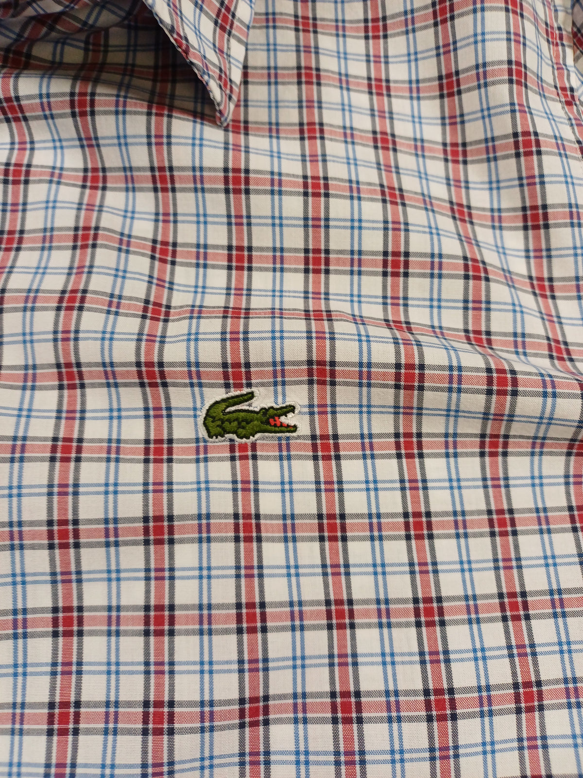 Chemise Lacoste homme à carreaux - Taille M Francais