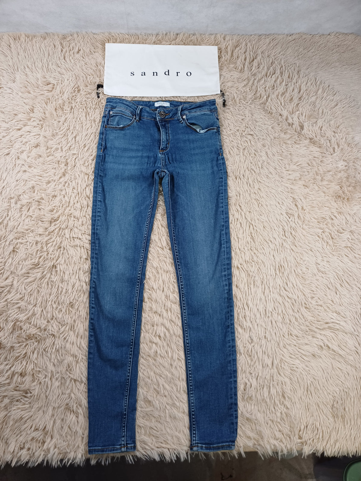 Jean Sandro bleu – Taille XS