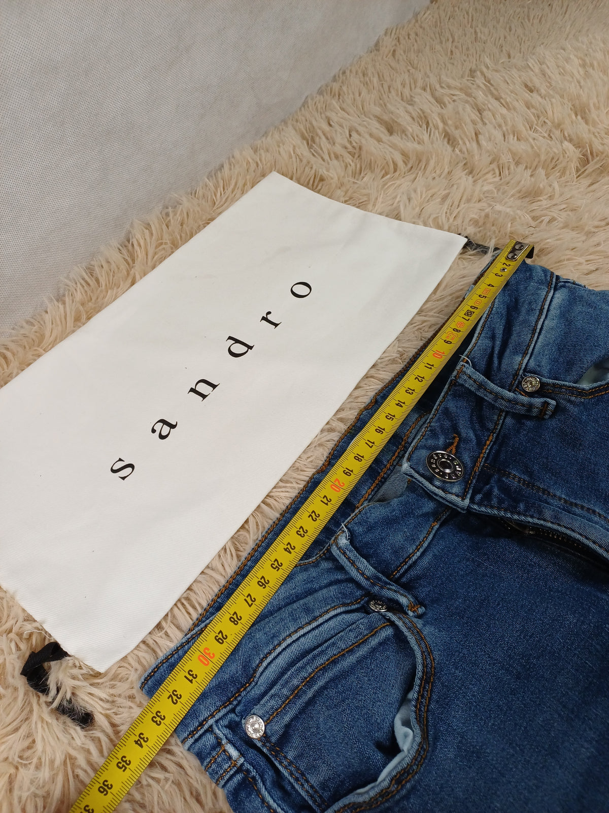Jean Sandro bleu – Taille XS