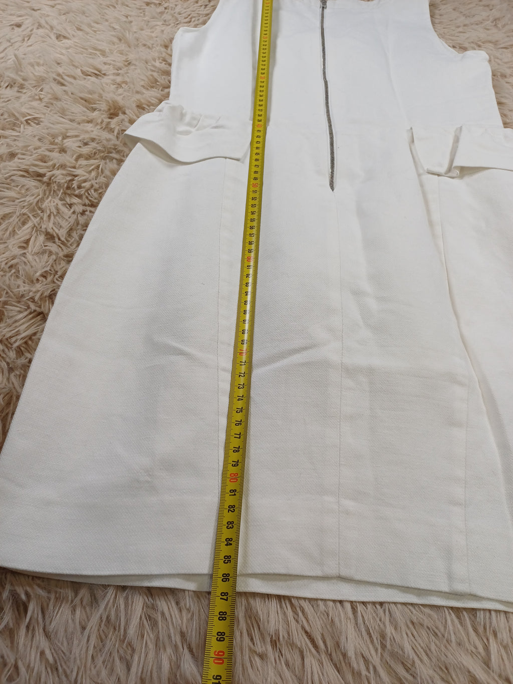 Robe Sandro blanche en dentelle – Taille 40