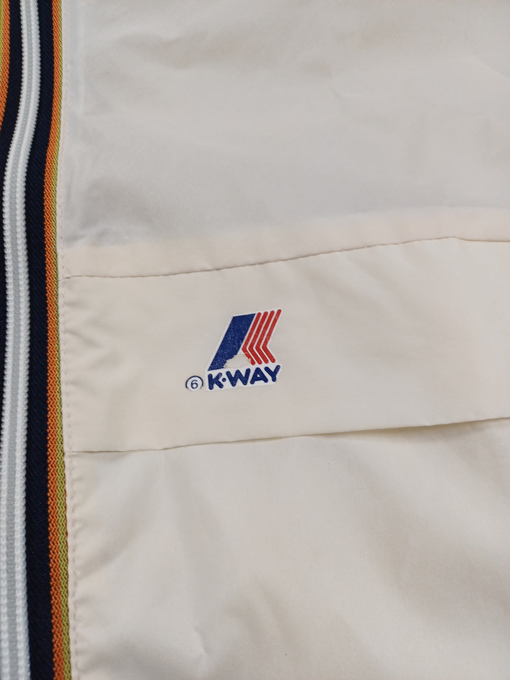 K-Way blanc vintage – Taille 36 / S