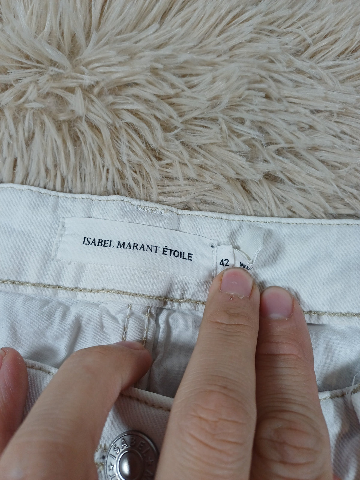 Jean blanc Isabel Marant - Taille 42 Isabel Marant