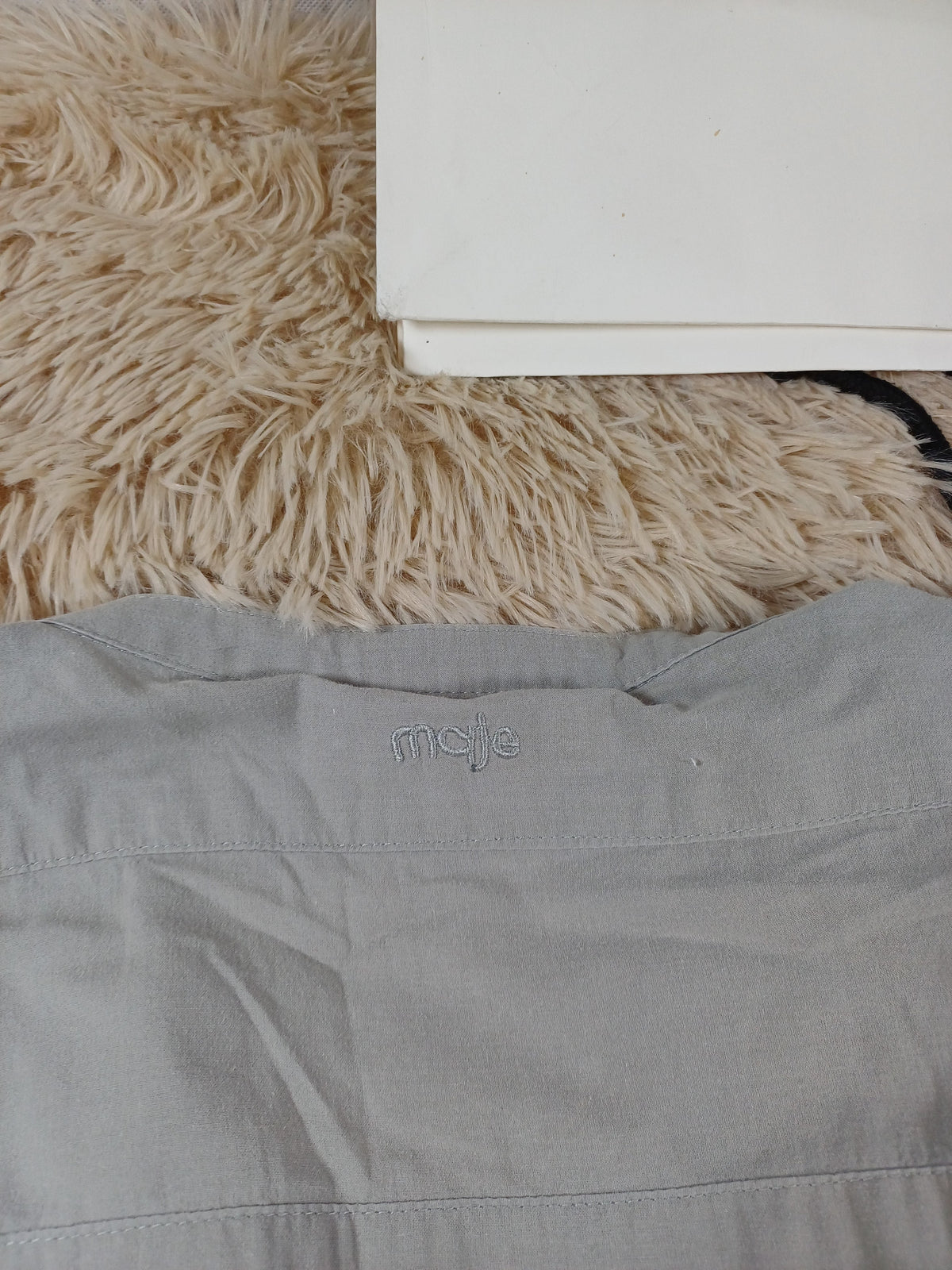 Tunique Maje grise avec ceinture – taille M Maje