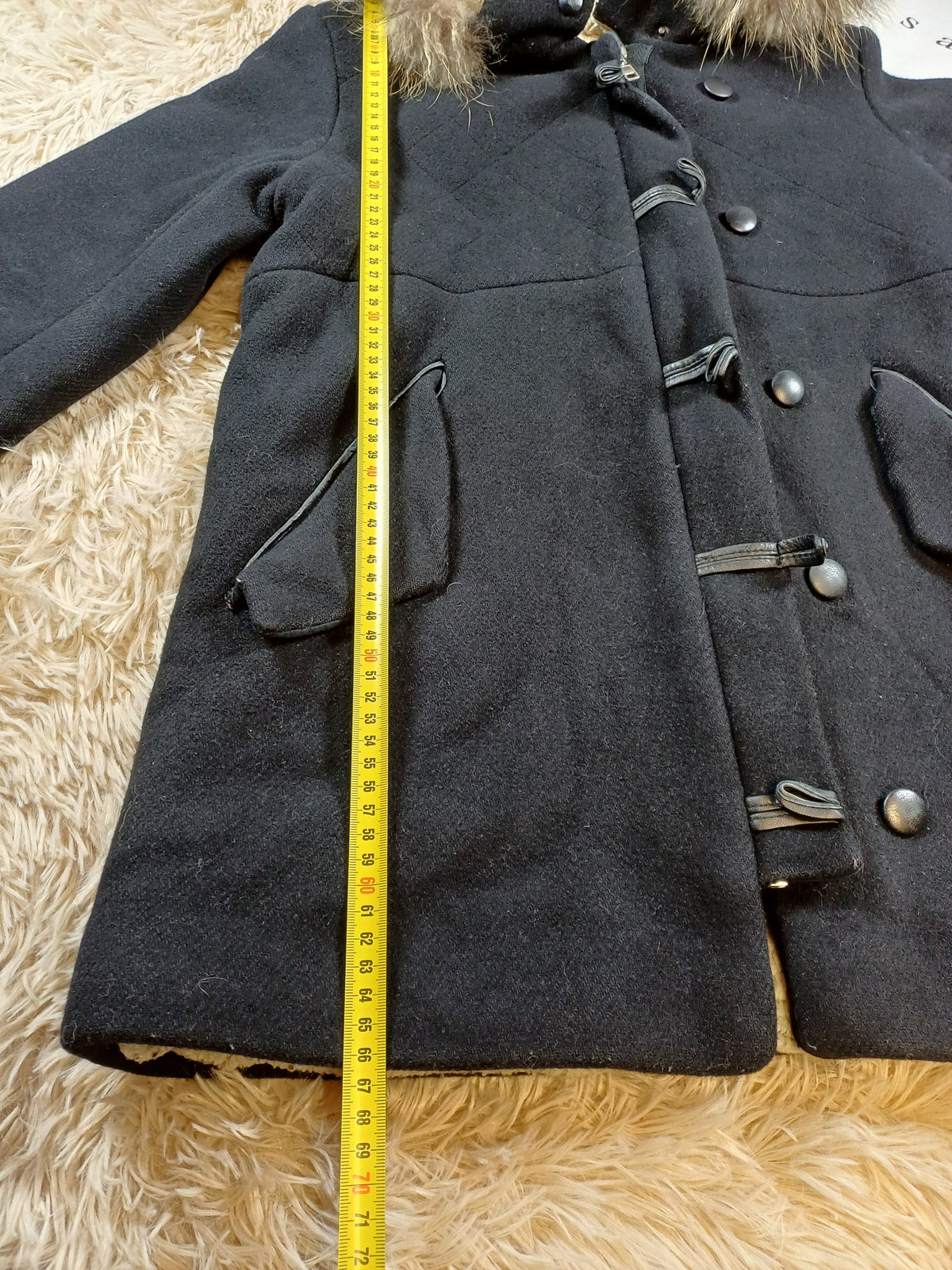 Manteau Sandro à fausse fourrure – taille S Sandro