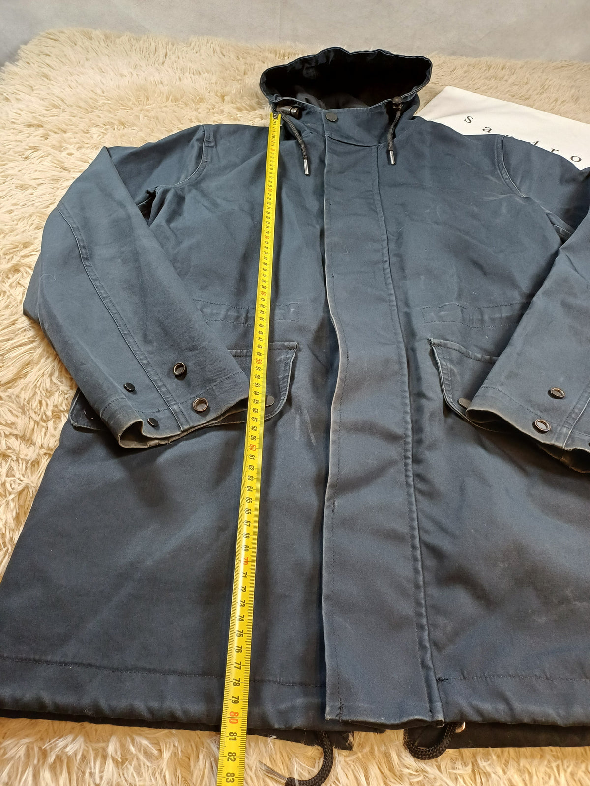 Duffle-coat bleu marine Sandro - Taille M Sandro