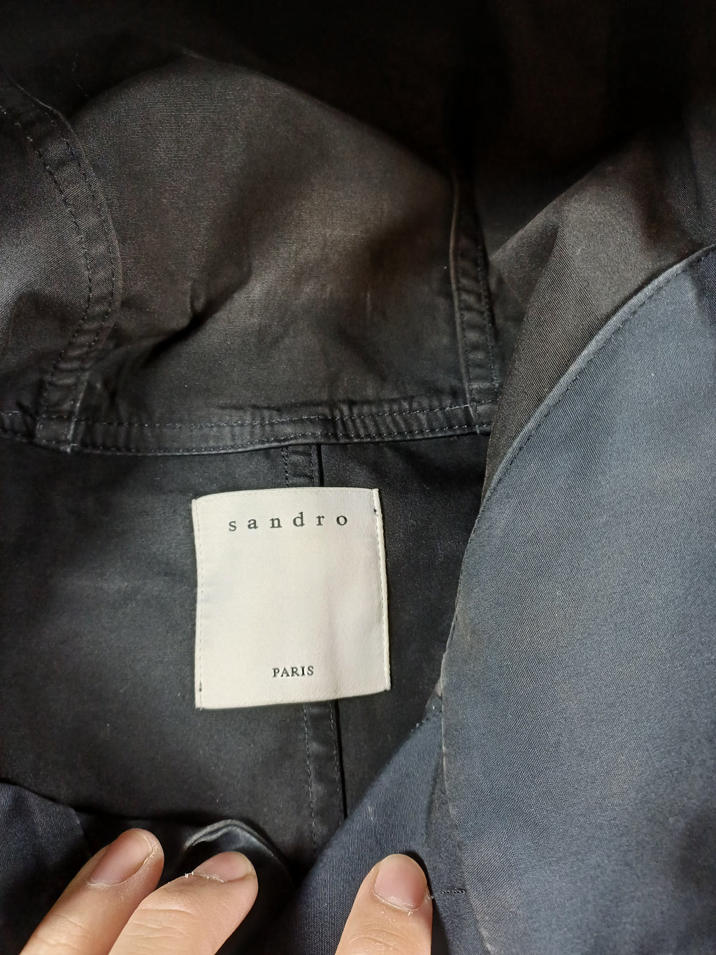 Duffle-coat bleu marine Sandro - Taille M Sandro
