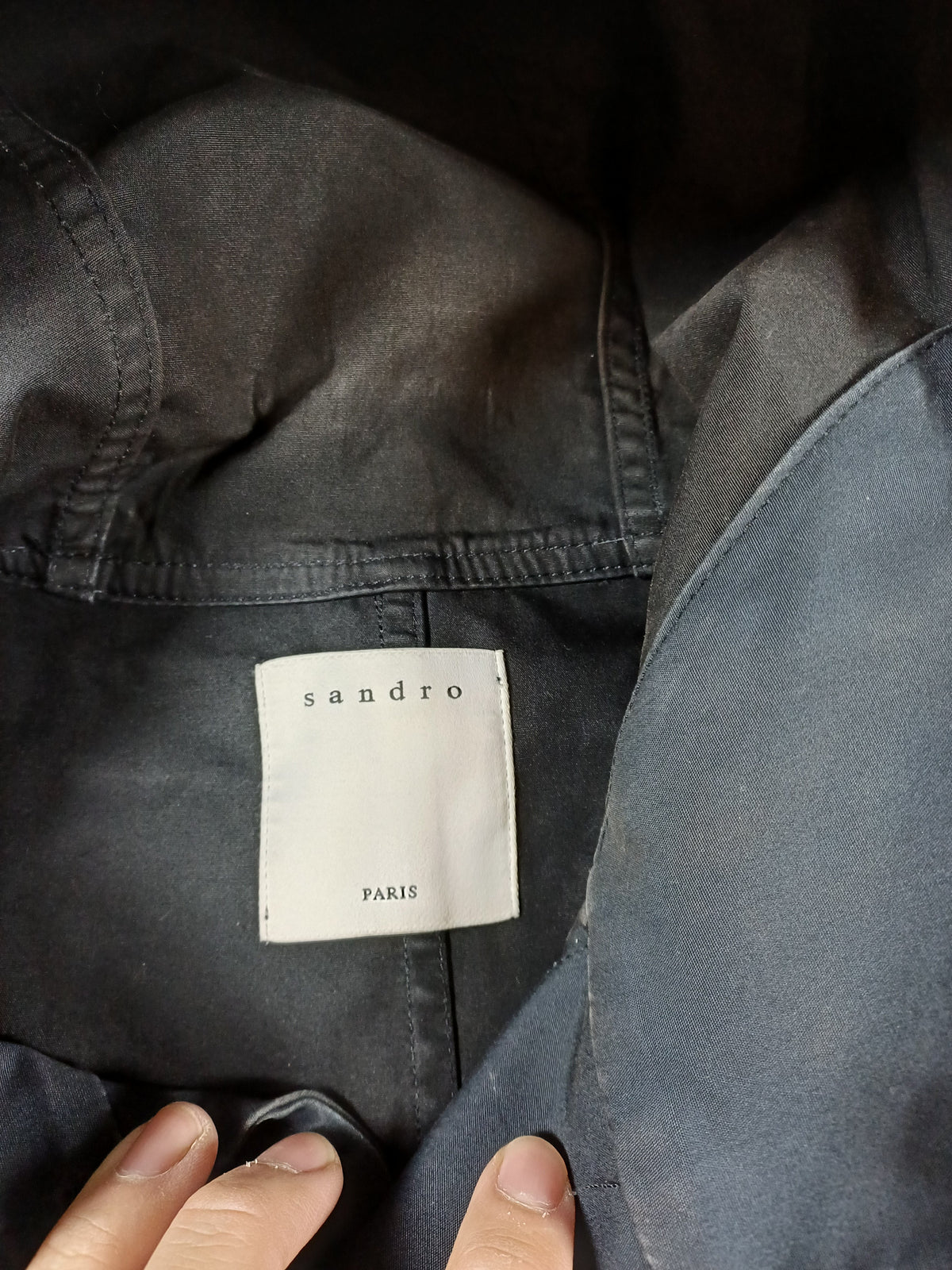 Duffle-coat bleu marine Sandro - Taille M Sandro
