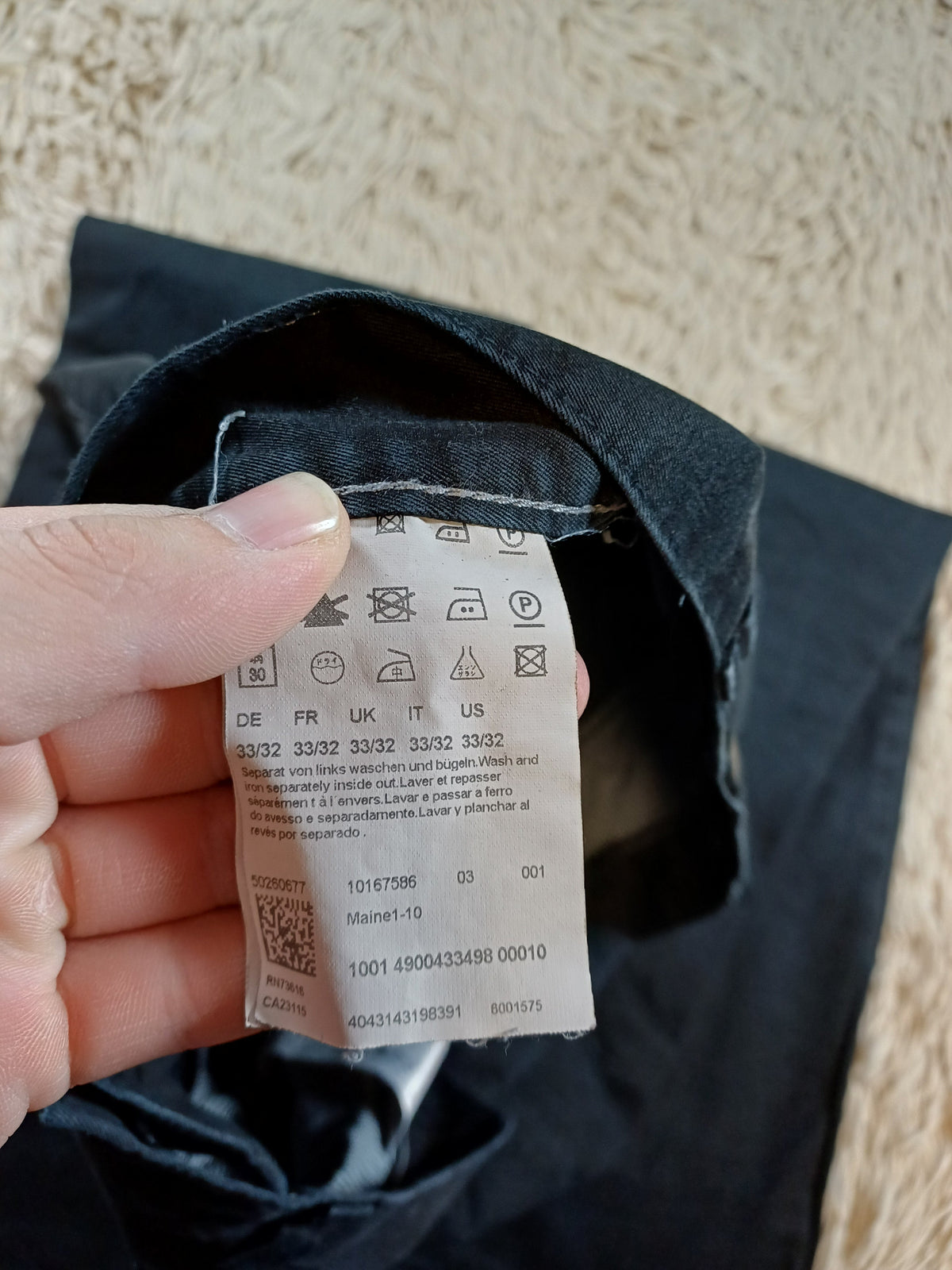 Jean noir Hugo Boss - W33 L32 Hugo Boss