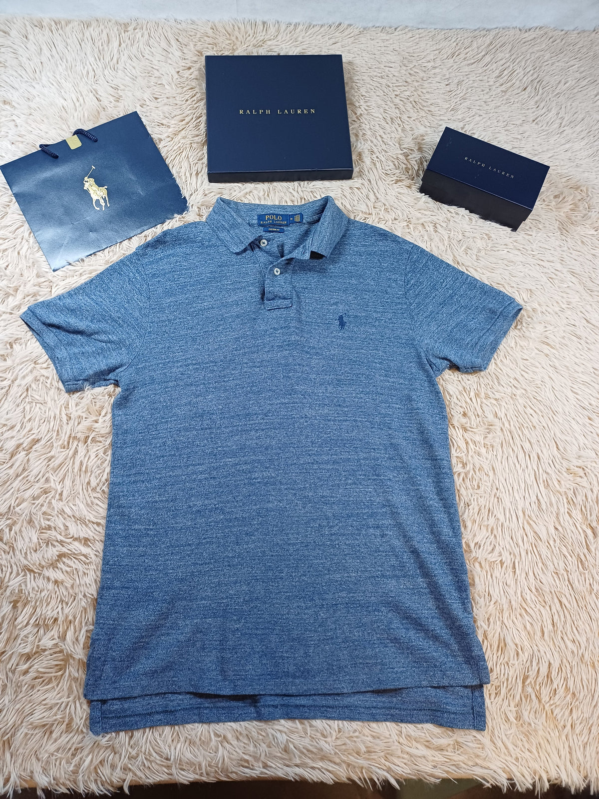 Polo bleu ciel Ralph Lauren – Taille M Ralph Lauren