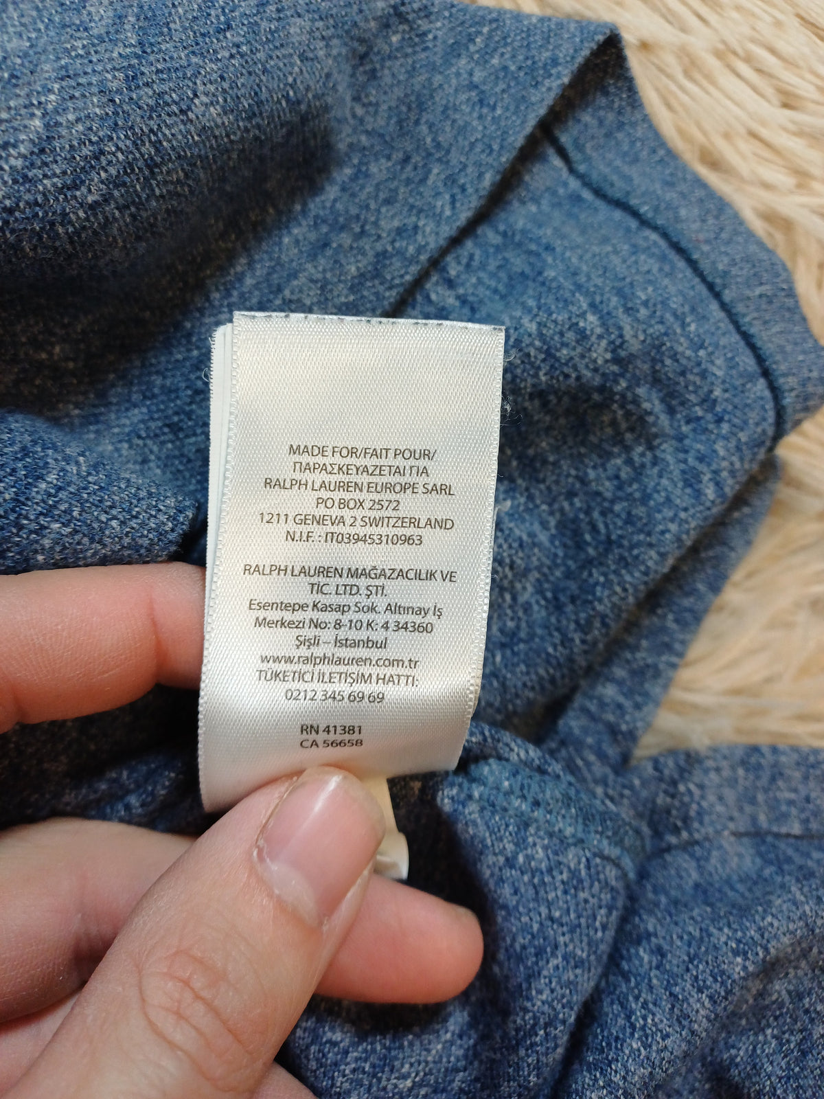 Polo bleu ciel Ralph Lauren – Taille M Ralph Lauren
