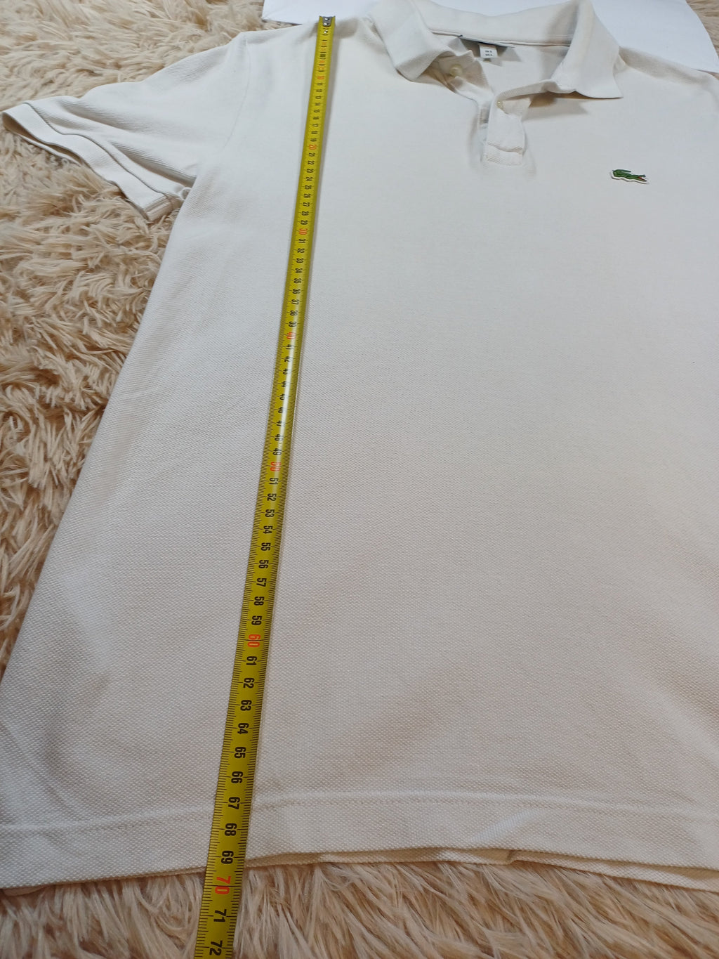 Polo blanc Lacoste – taille 5 (L) Lacoste