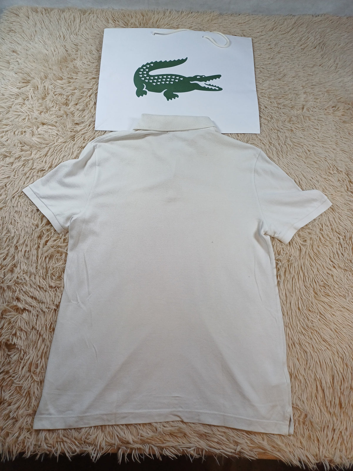 Polo blanc Lacoste – taille 5 (L) Lacoste