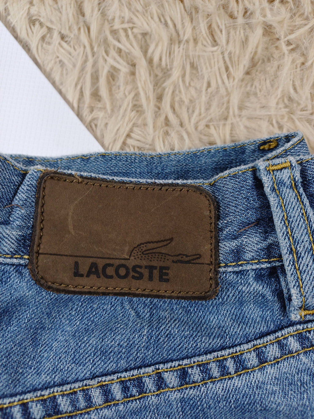 Jean bleu Lacoste femme - M Taille haute Lacoste