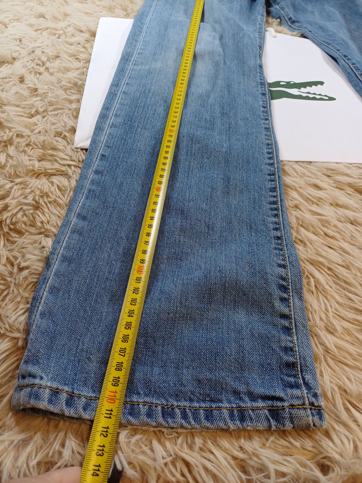Jean bleu Lacoste femme - M Taille haute Lacoste