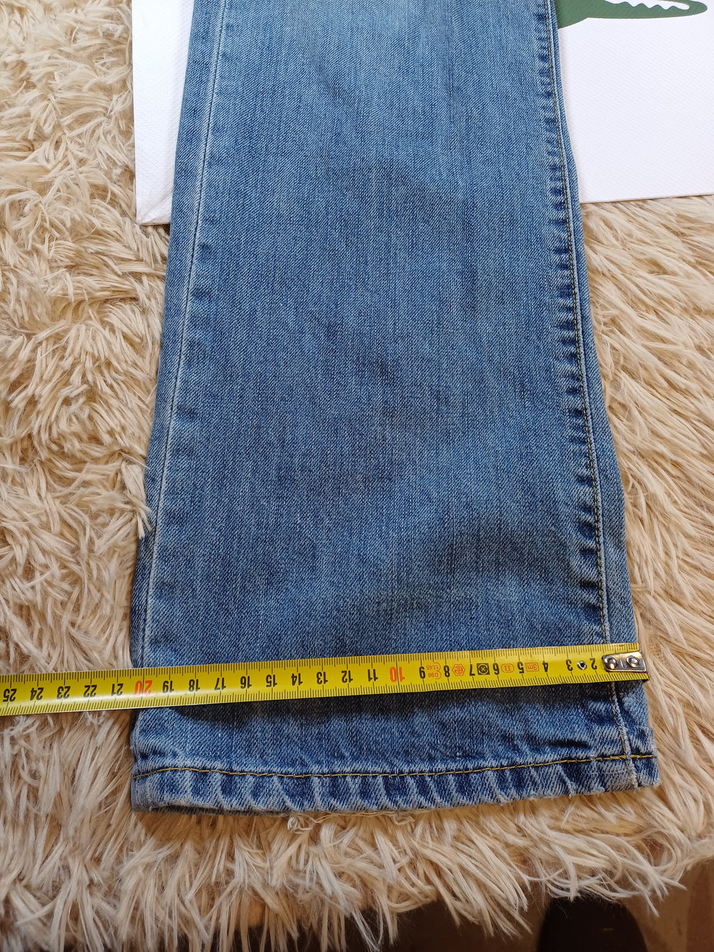 Jean bleu Lacoste femme - M Taille haute Lacoste