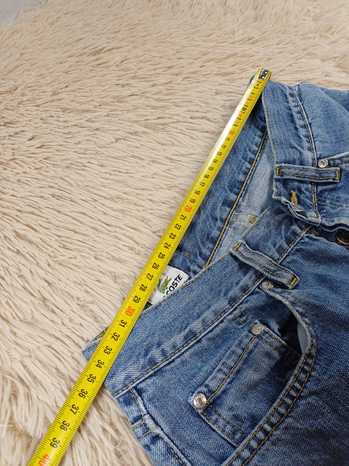 Jean bleu Lacoste femme - M Taille haute Lacoste
